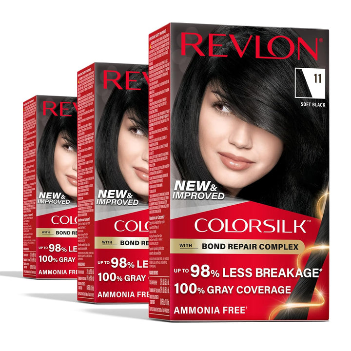 Hair Color Dye – Bond Repair, Ammonia-Free, Soft Black