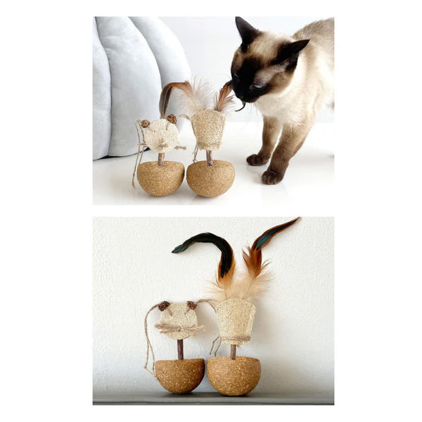 Silvervine Tumbler Cat Toy - Panda