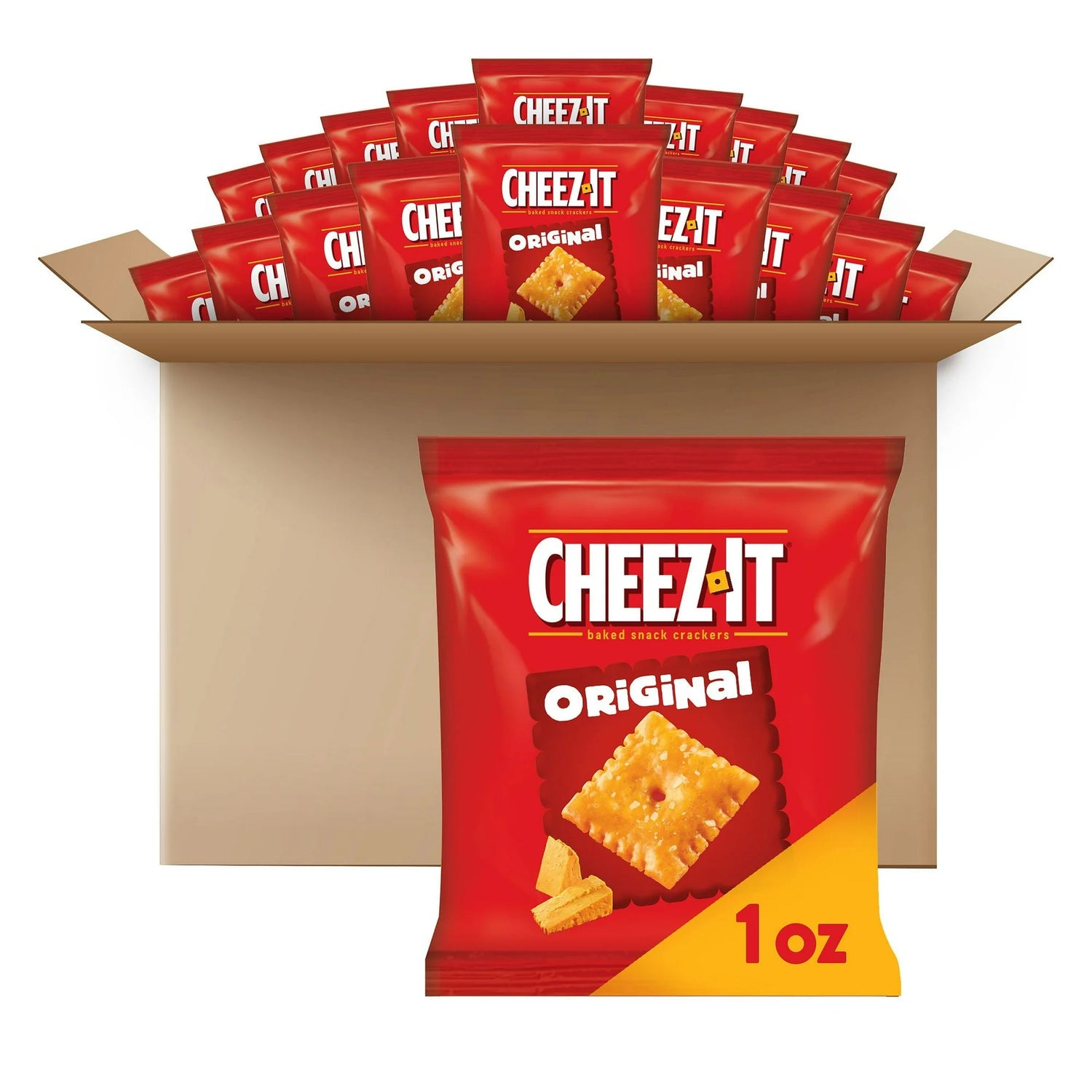Baked Cheese  Snack Crackers, 40 Count