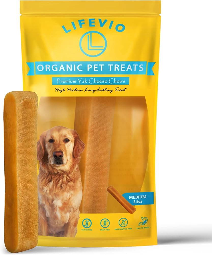 "Crunchy Puffs Himalayan Yak Dog Chews, 3.5 oz Bag"