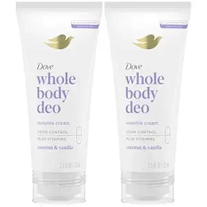Invisible Cream Body Deodorant Coconut & Vanilla