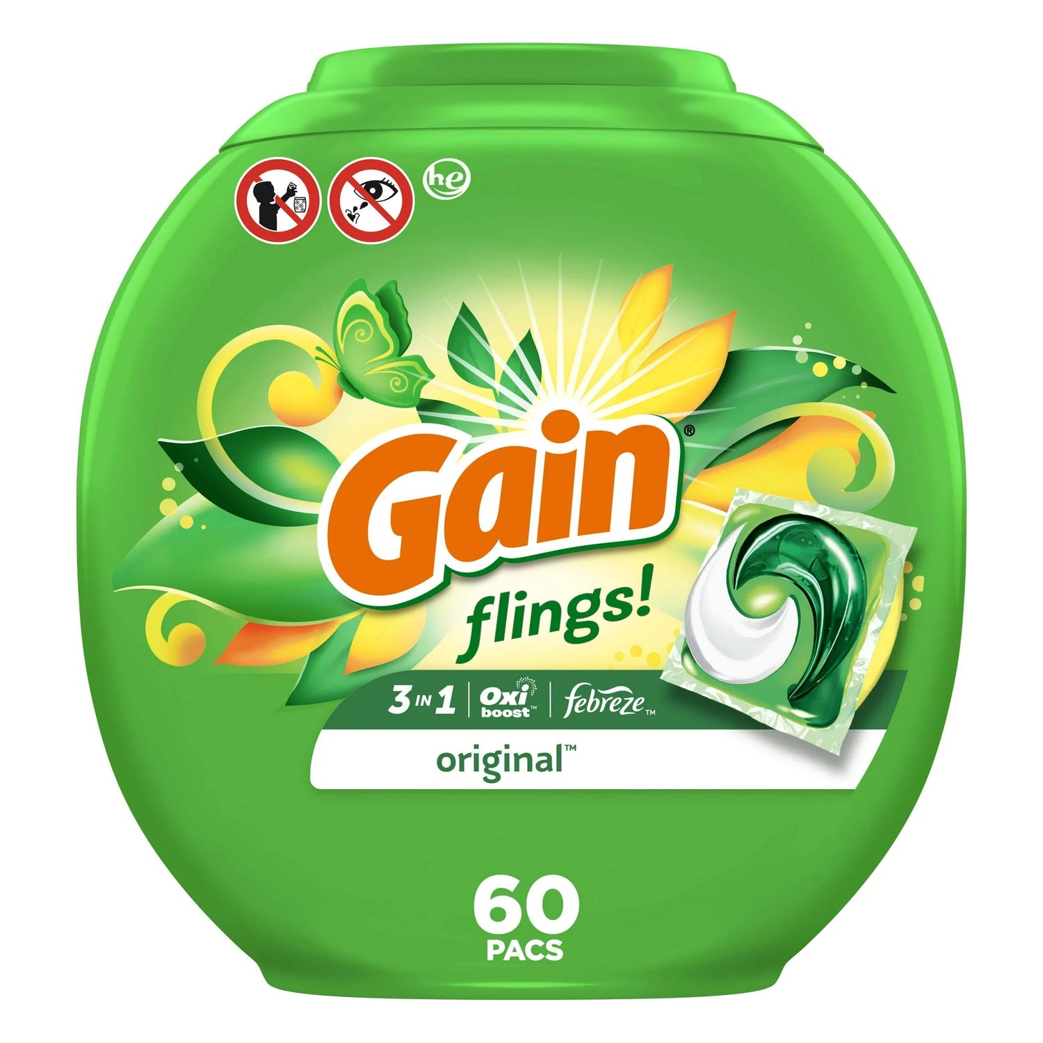 Oxi Boost and Febreze Laundry Detergent Original Scent