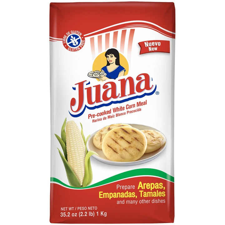 Pre-Cooked White Corn Meal for arepas