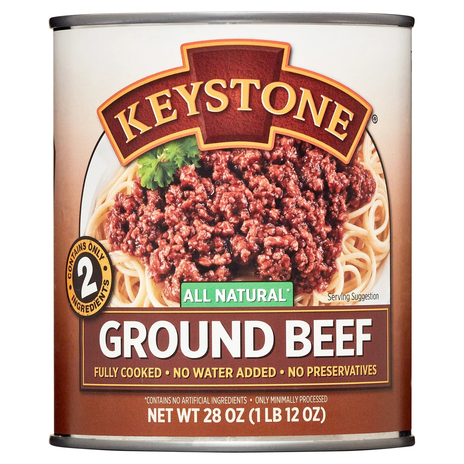 All Natural Ground Beef, 28 oz Can