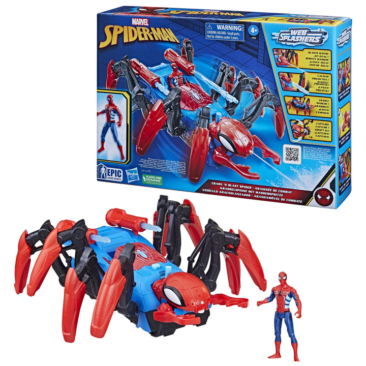 Spider-Man Crawl Action Figure Toy Cars