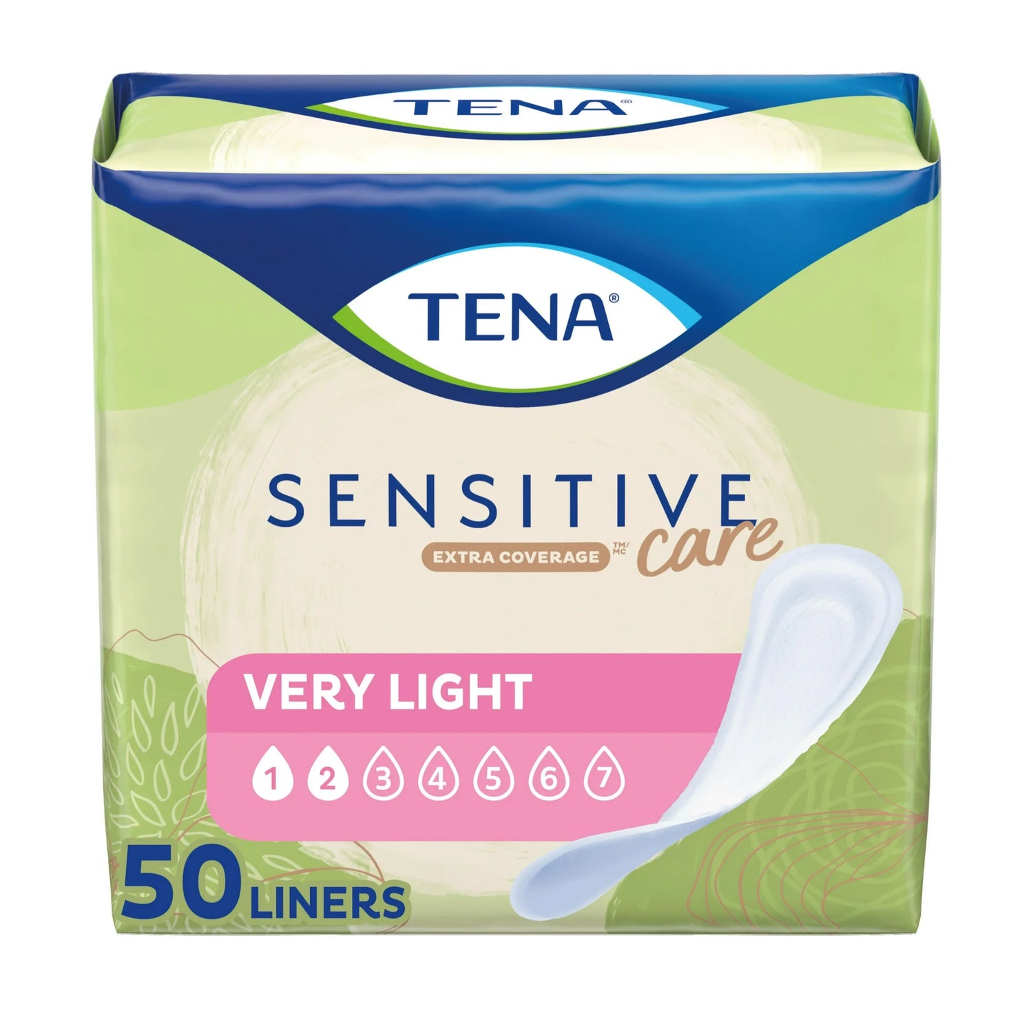 Extra Coverage Bladder Leakage Liner, 50 Ct