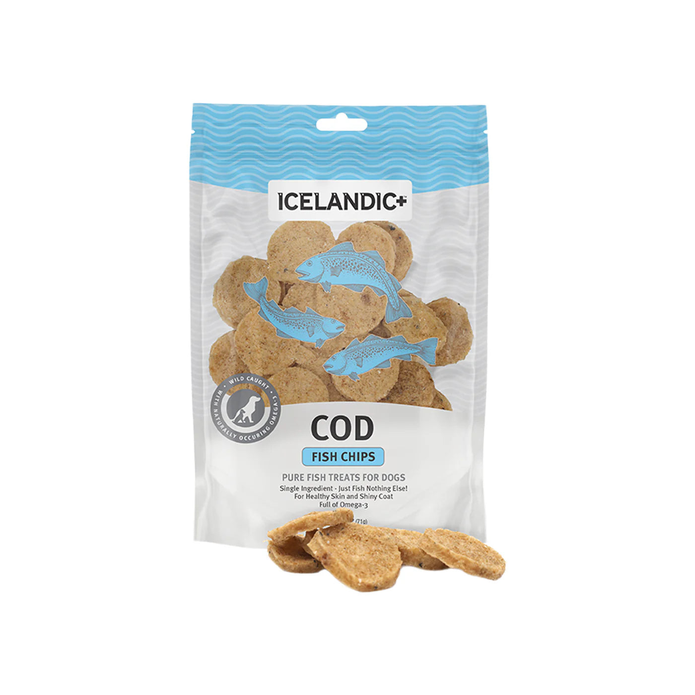 Pure Fish Treats for Dogs - Cod Fish Chips – Lifevio.com