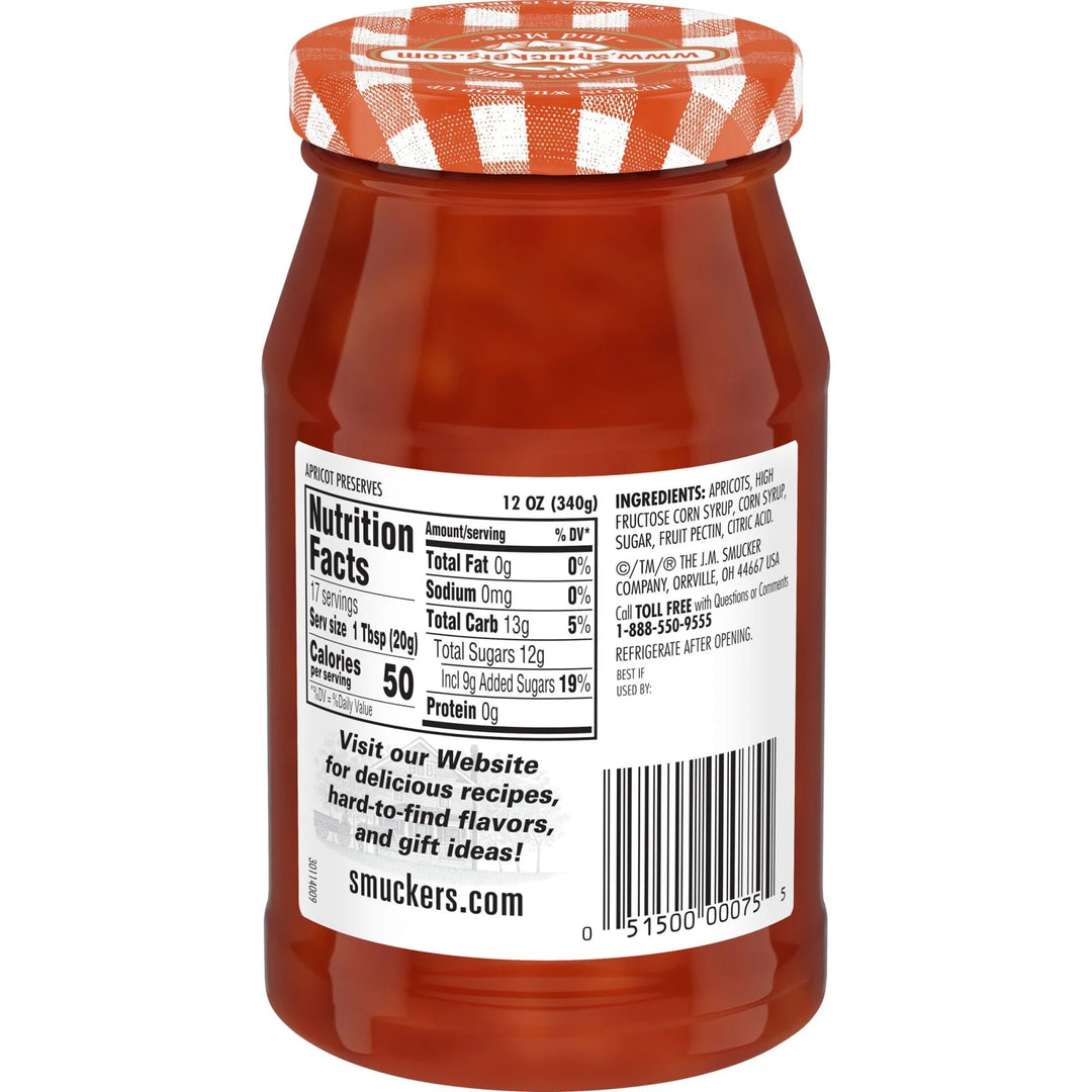 Apricot Preserves, 12 Ounces