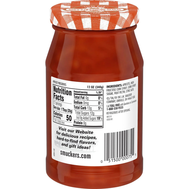 Apricot Preserves, 12 Ounces