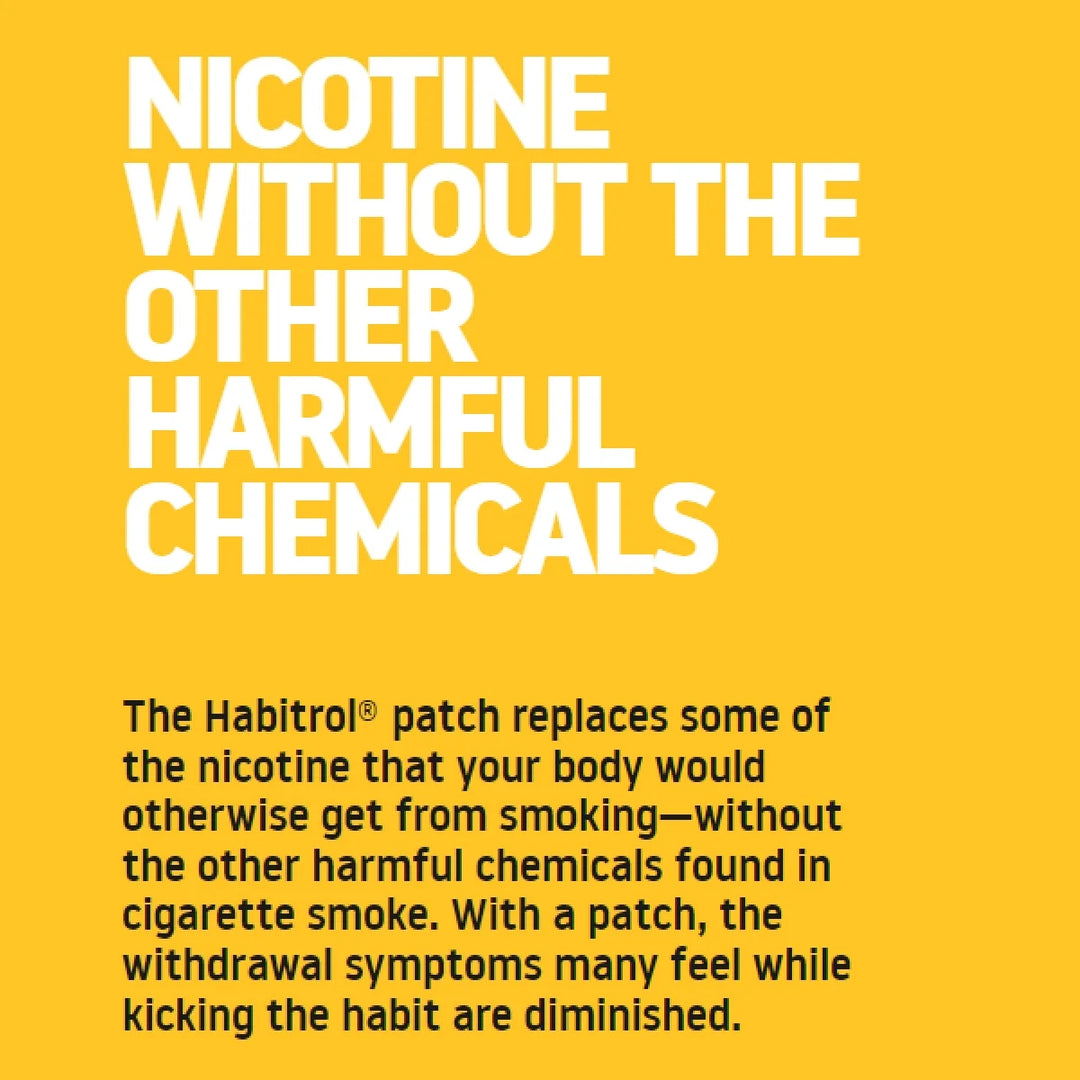 Habitrol Nicotine Transdermal System Patch (Step 3) Stop Smoking Aid (7 mg) 14 Patches (2 Week Kit)