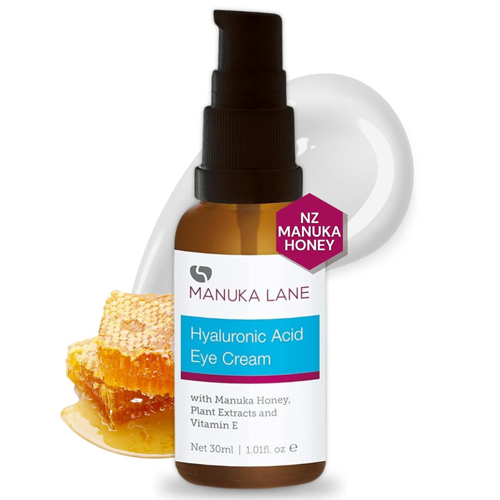Hyaluronic Acid Eye Cream with Honey & Vitamin E