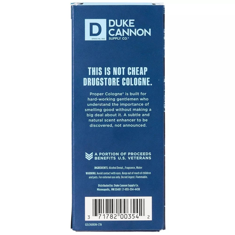 Duke Cannon Liquid Proper Cologne - Huron