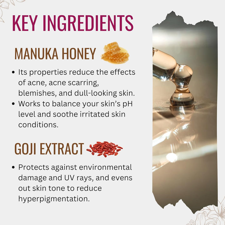 Bee Venom Face Serum with Honey, Goji & Vitamin E