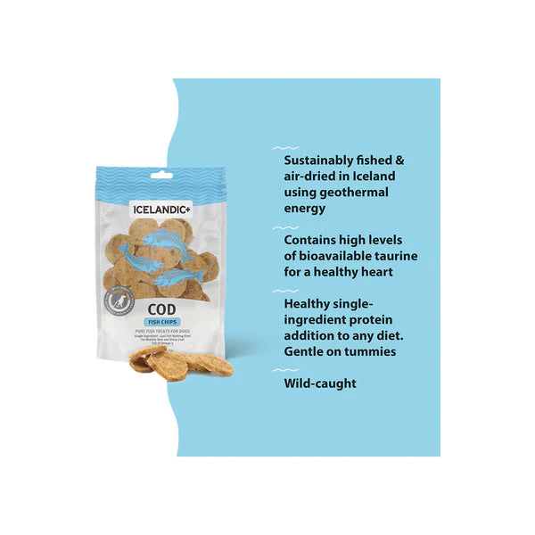 Pure Fish Treats for Dogs - Cod Fish Chips