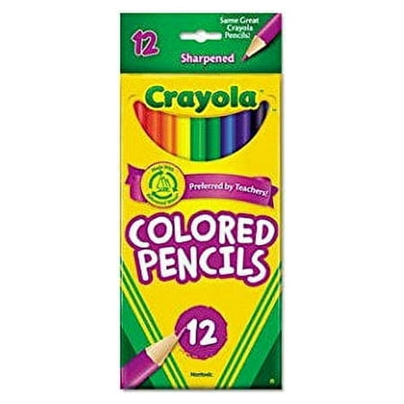 Assorted Colored Pencils, 12-Count