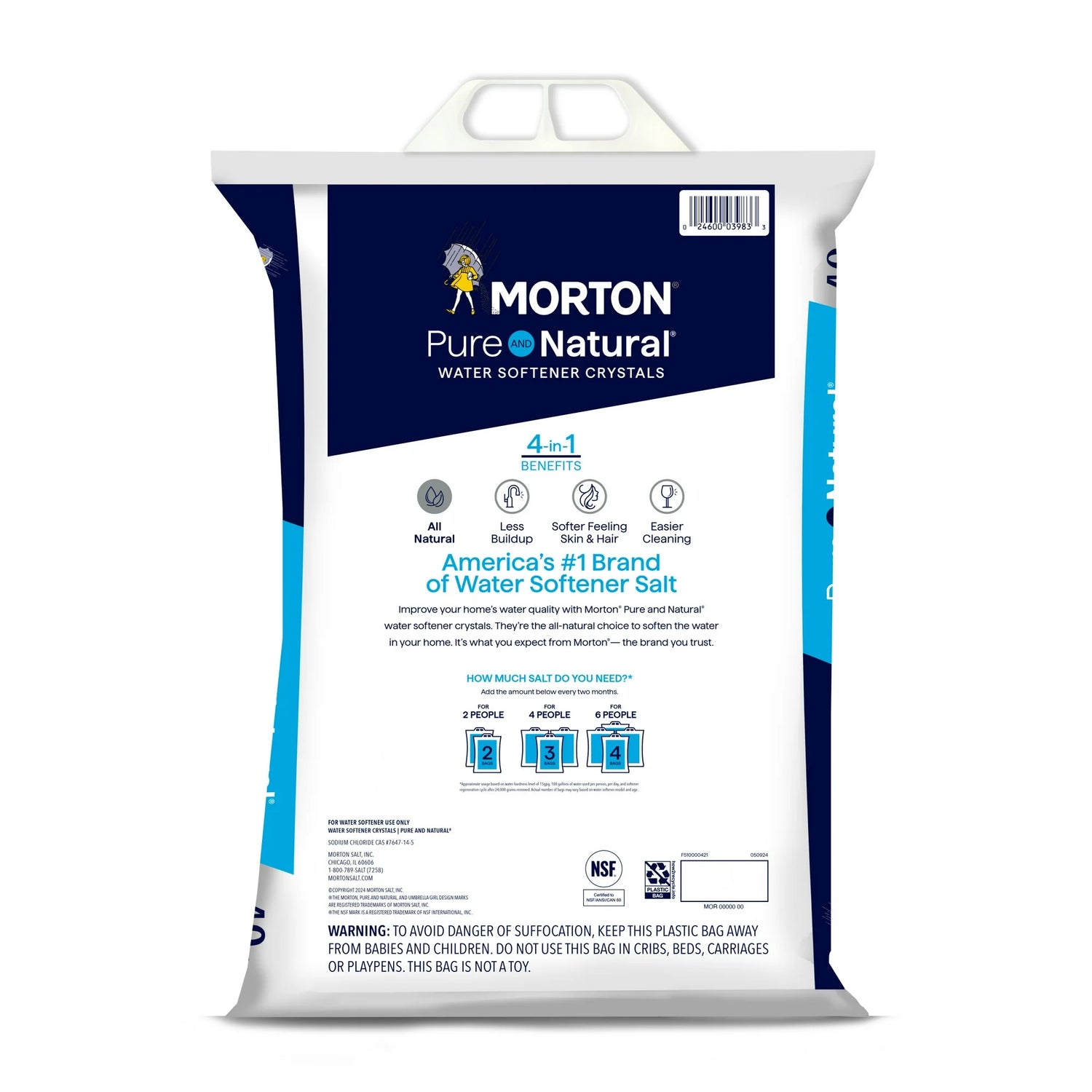 Water Softener Salt Crystals