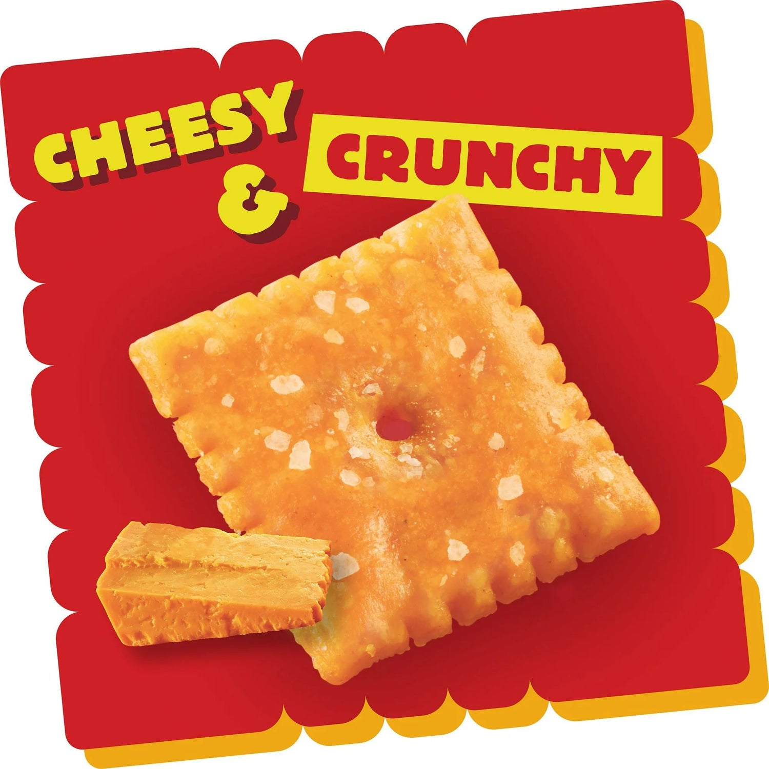 Baked Cheese  Snack Crackers, 40 Count