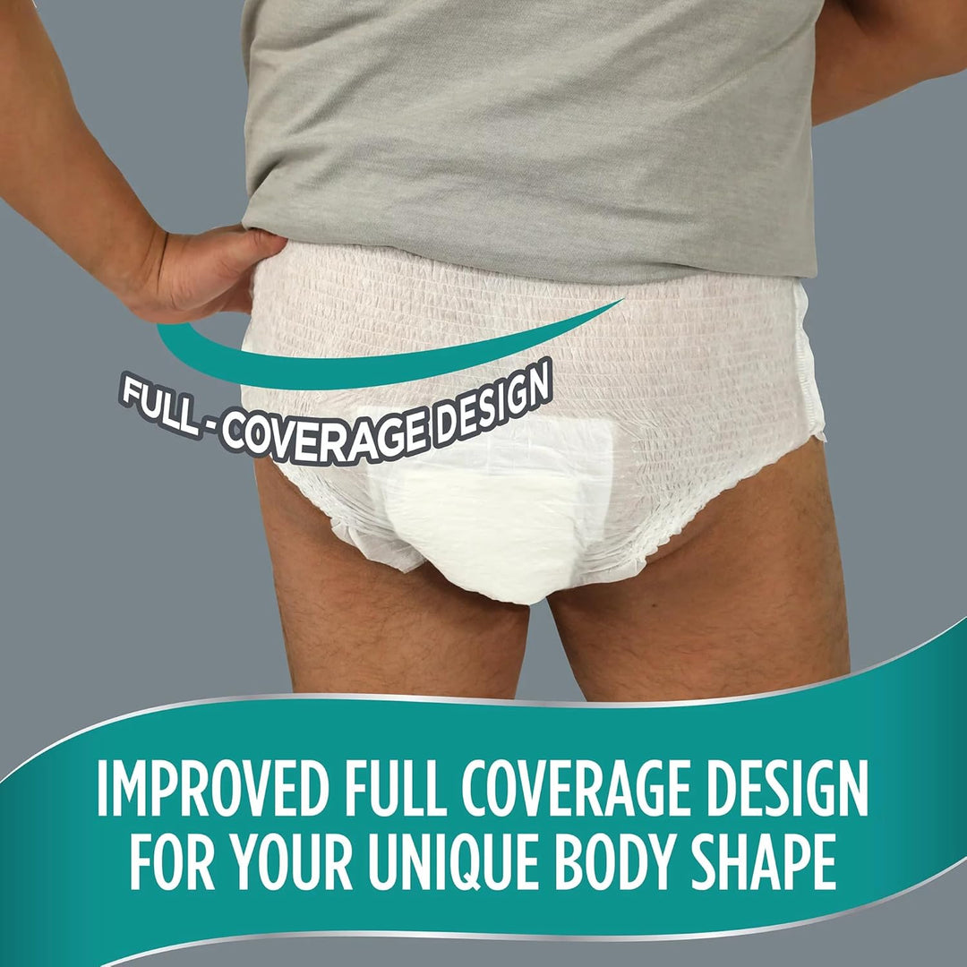 Men's Underwear L/XL Maximum Absorbency (36 Count)
