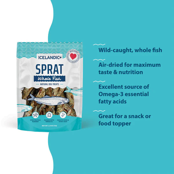 Sprats Whole Fish Dog Treats