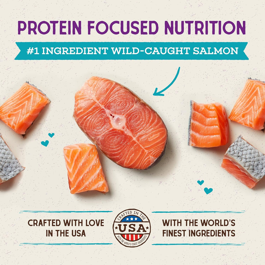 Grain-Free Raw Coated Salmon Cat Food