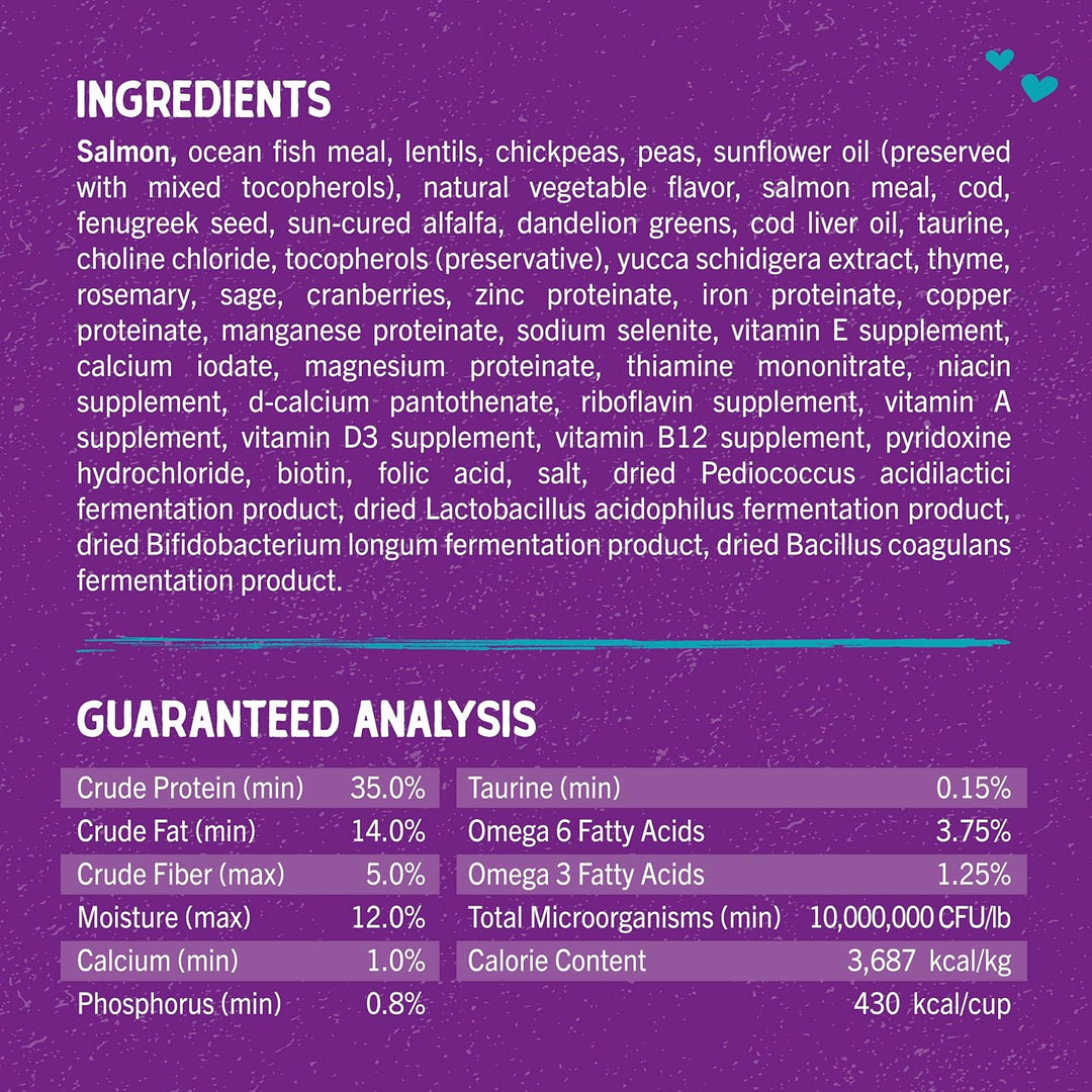 Grain-Free Raw Coated Salmon Cat Food