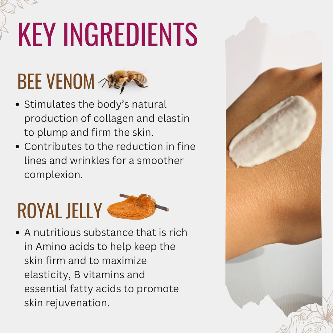 Bee Venom Night Cream with Almond Oil & Vitamin E