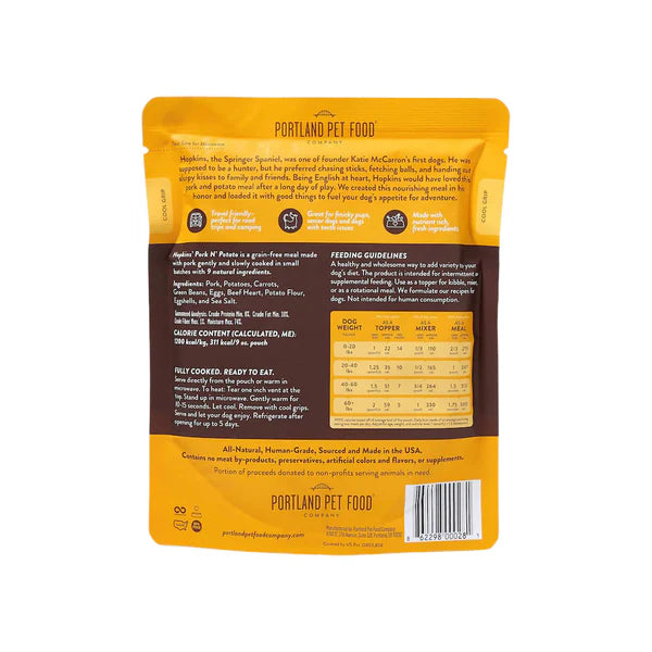 Homestyle Dog Meals - Hopkin's Pork N' Potato